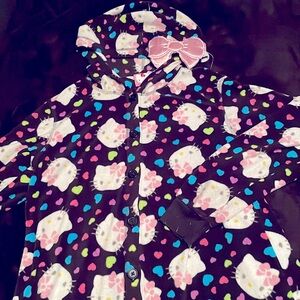Hello Kitty Onesie Footie Pajamas Size Large 11-13